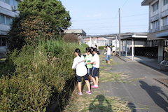 8月7日(火) 寮清掃